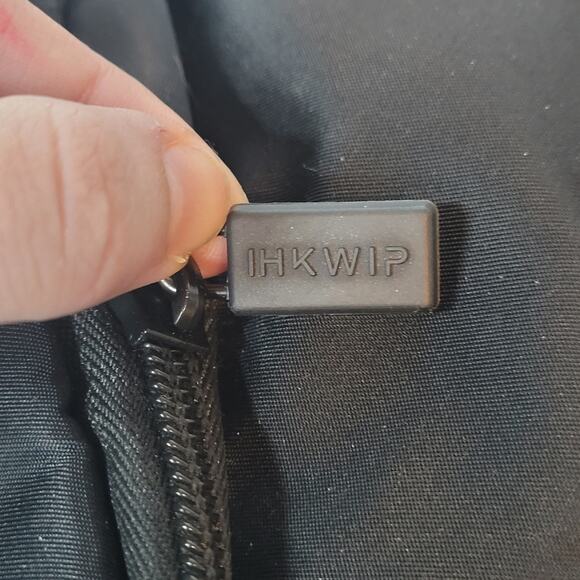 IHKWIP Black Purse Travel Bag Tote Crossbody Strap Zipper Pockets Organizer - Picture 8 of 14